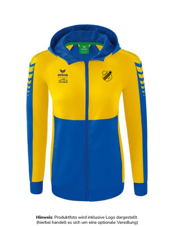 Six Wings Trainingsjacke mit Kapuze-Damen – Bild 2