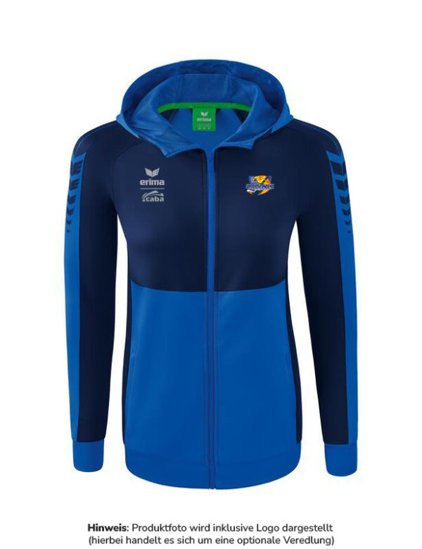 Six Wings Trainingsjacke mit Kapuze-Damen – Bild 2