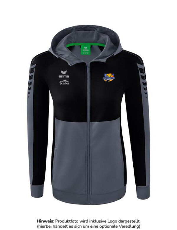 Six Wings Trainingsjacke mit Kapuze-Damen – Bild 3