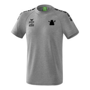 grau melange/schwarz