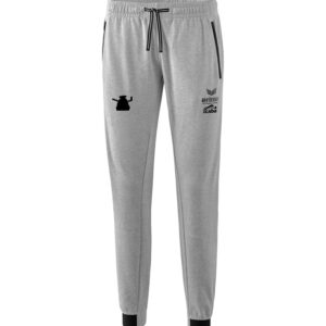 hellgrau melange/schwarz