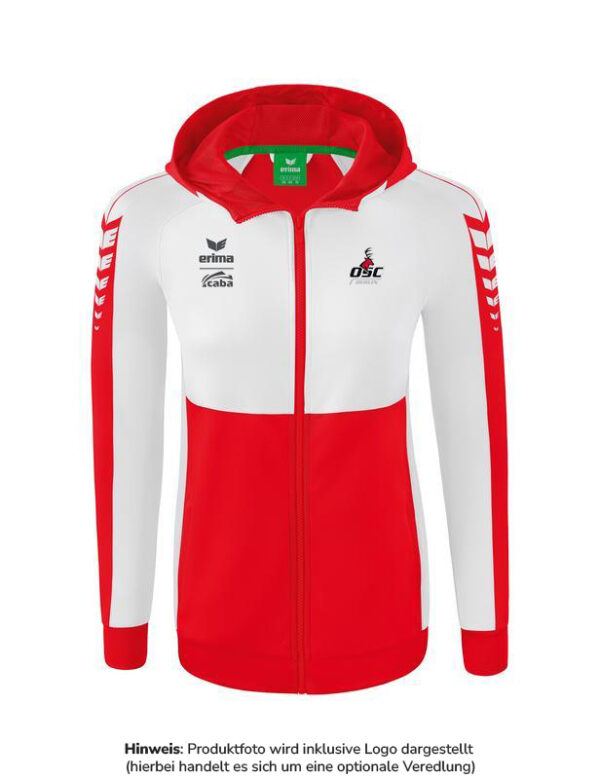 Six Wings Trainingsjacke mit Kapuze-Damen – Bild 3