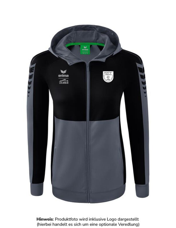 Six Wings Trainingsjacke mit Kapuze-Damen – Bild 3