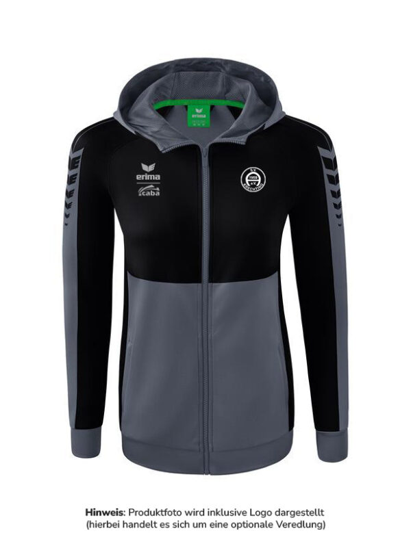 Six Wings Trainingsjacke mit Kapuze-Damen – Bild 2