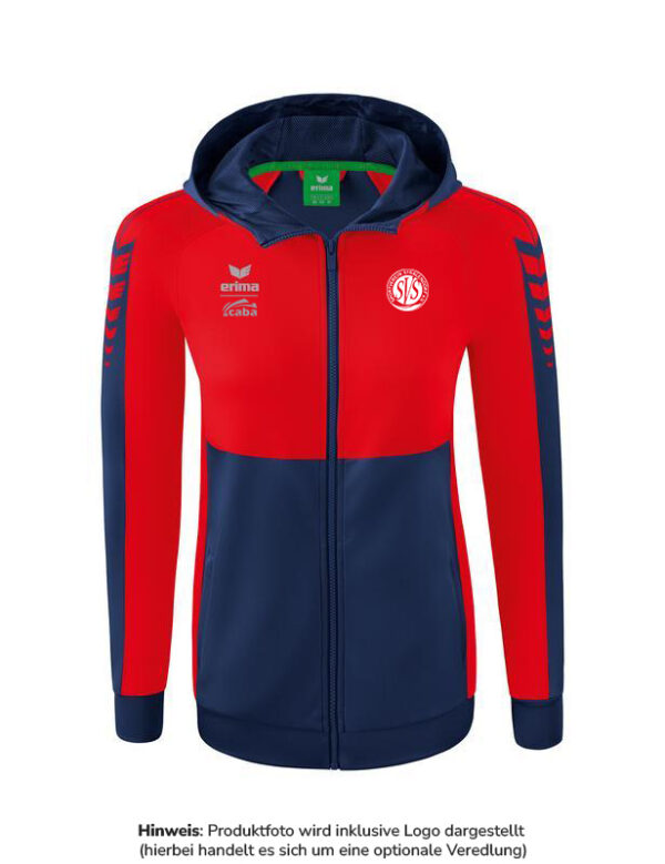 Six Wings Trainingsjacke mit Kapuze-Damen – Bild 2