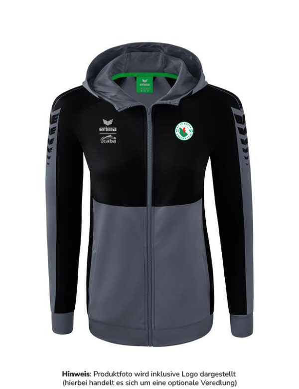 Six Wings Trainingsjacke mit Kapuze-Damen – Bild 2